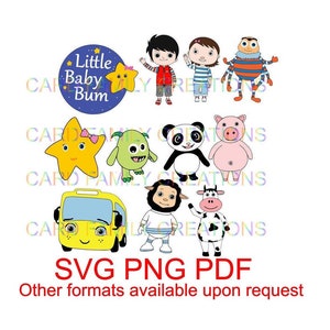 Download Custom Little Baby Bum Custom Little Baby Bum Svg Custom Etsy