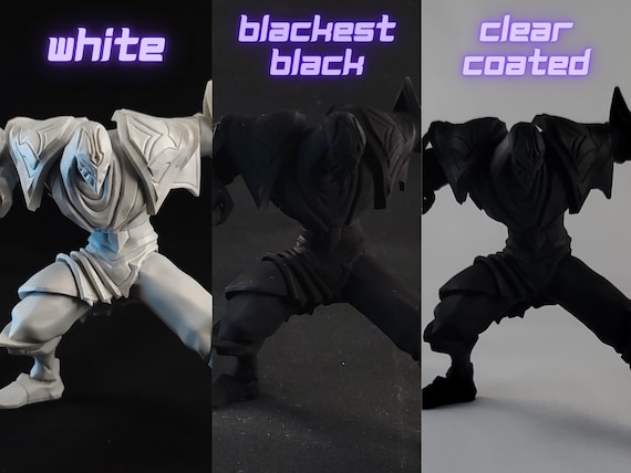 Zed Shadow Figure Blackest in the World Lol League of Legends Gift Musou  Black 
