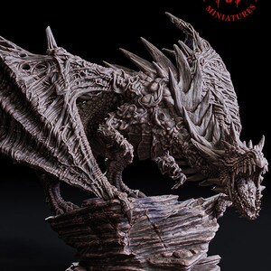 Corrupted Dragon - Paint Options! -Our Resin Mixture - Miniature Kit