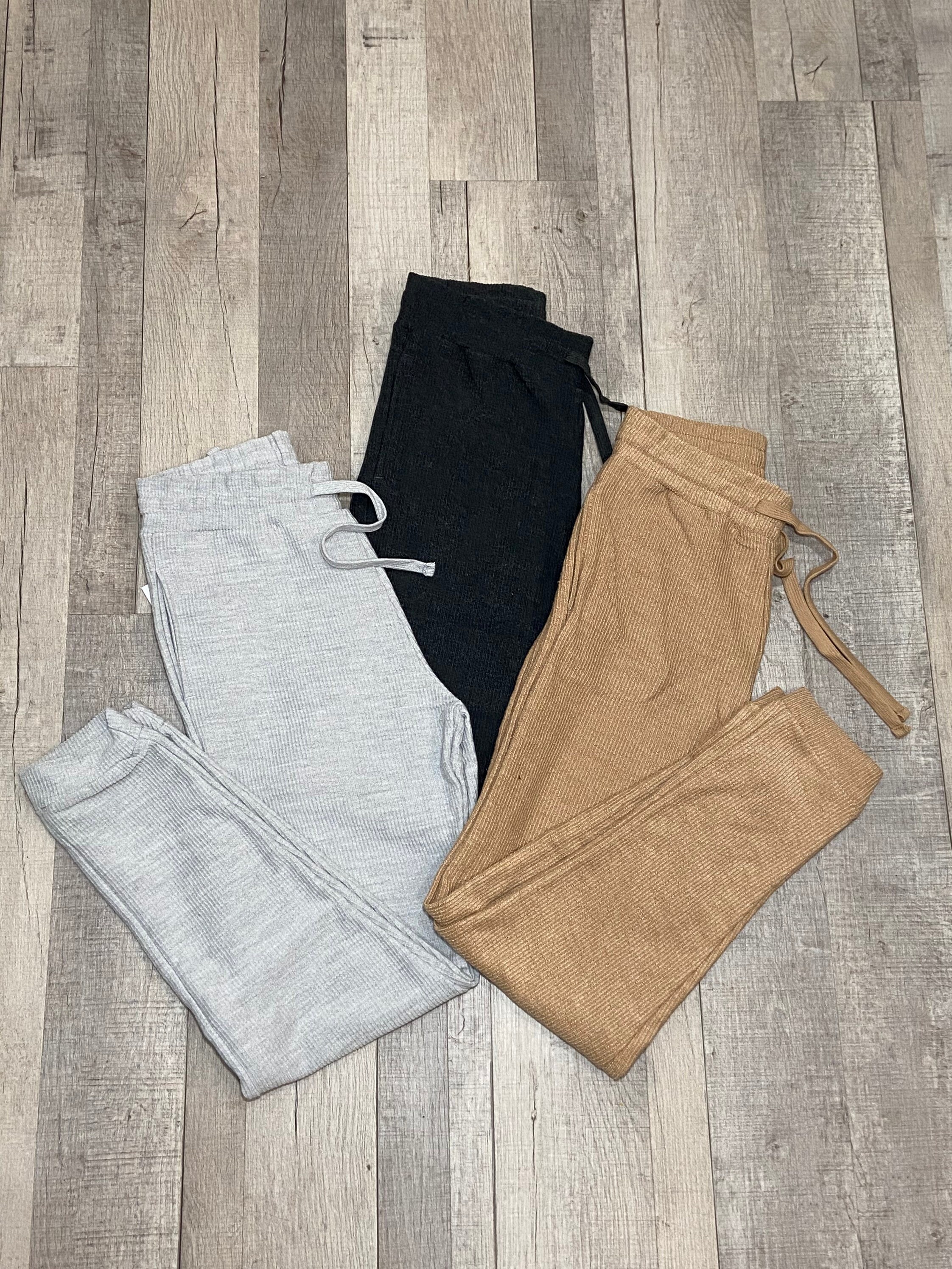 Waffle knit pants for Woman Sizes SXL. Comfy Cozy Chic Etsy