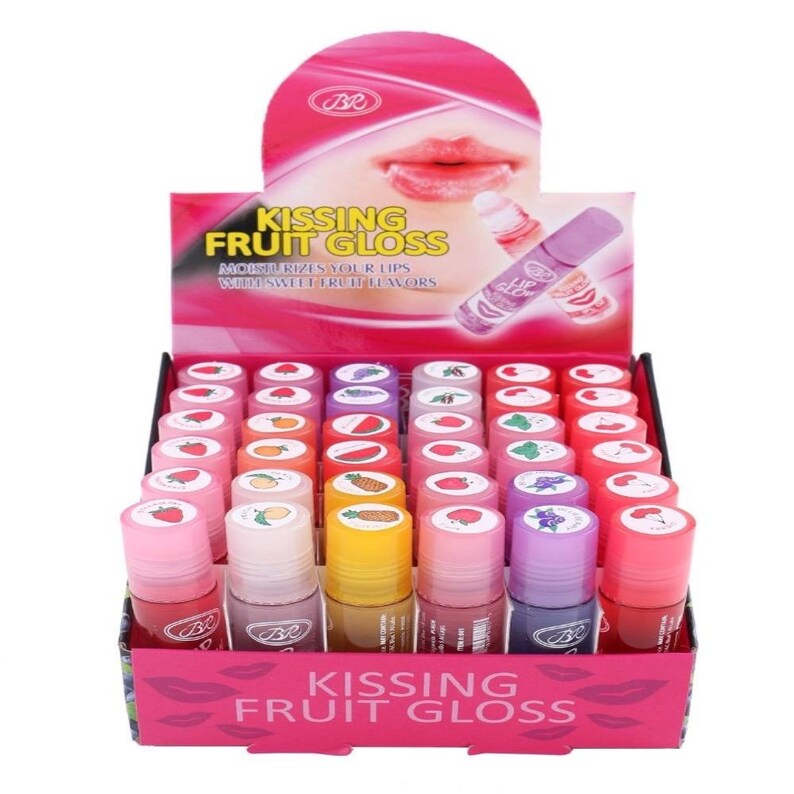Lip gloss roller by Kissing Fruit Gloss assorted flavors. Etsy