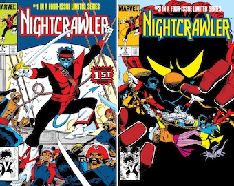 Nightcrawler Digital Comics auf CD-Sammlung.