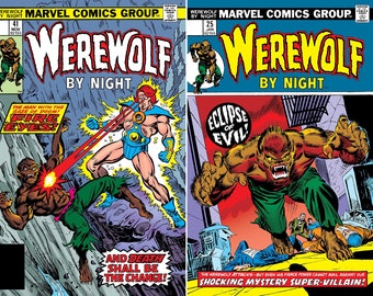 Werewolf by Night Digital Comics on CD Collection.