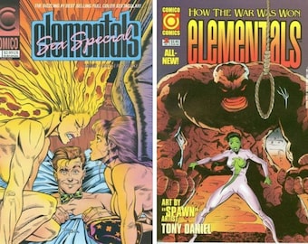 Elementals Digital Comics on DVD Collection.
