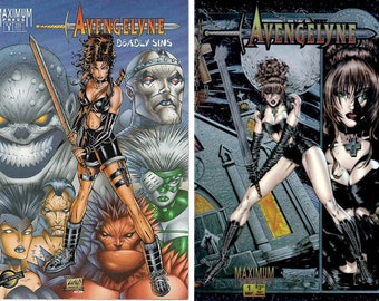 Avengelyne Digital Comics on DVD Collection.