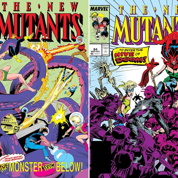 New Mutants Digital Comics on DVD Collection.