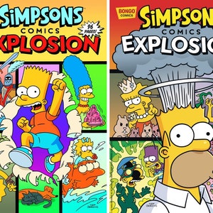 Die Simpsons und Futurama Digital Comics auf DVD Kollektion.