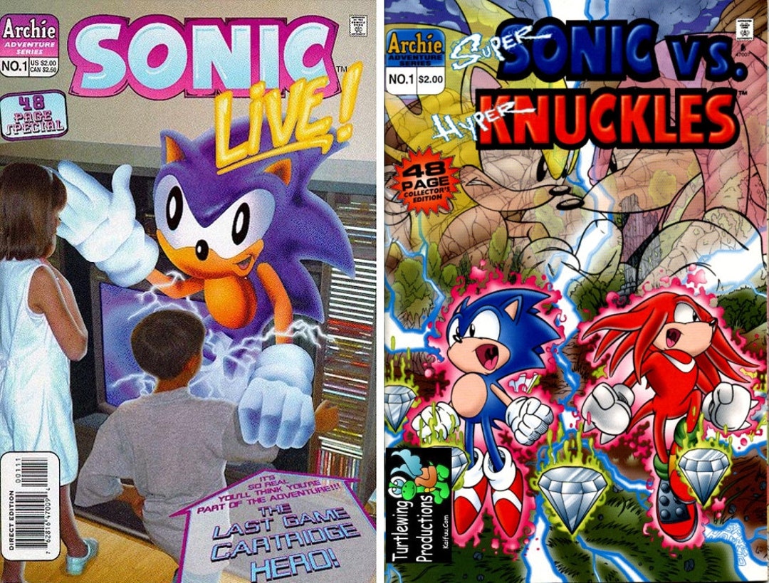 Sonic the Hedgehog Digital Comics on CD Collection. - Etsy