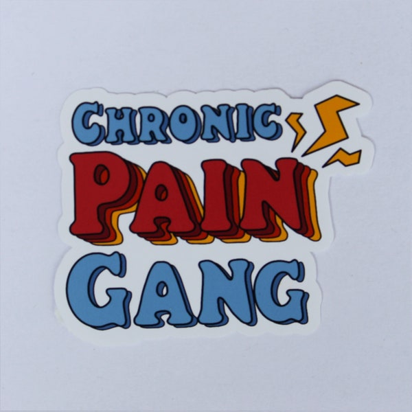 Chronic Pain Gang Vinyl Sticker