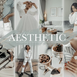 10 AESTHETIC Lightroom Presets, Mobile Presets, Desktop Presets - Influencer Lifestyle Preset Bundle for Blogger Instagram Fashion Filter