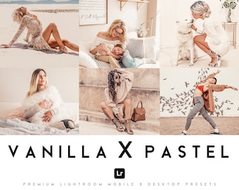 5 Natural Vanilla Presets Lightroom Mobile & Desktop | Lifestyle Preset for Instagram Influencer, Fashion, Home, Interior, Blogger Filter