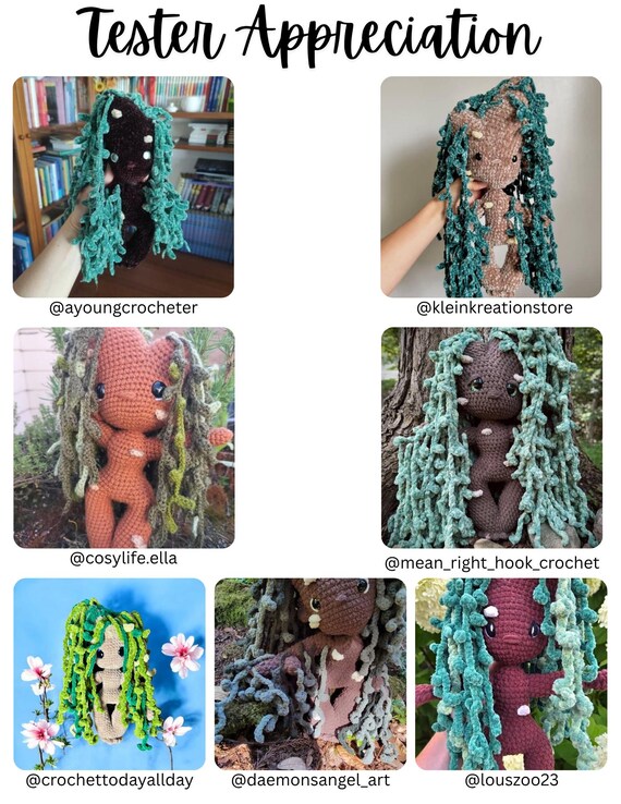 Willow the Tree Sprite Pattern - Etsy