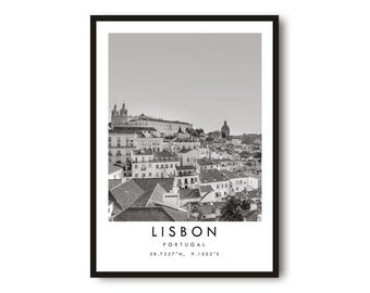 Lisbon Photography Print: Minimalist Portugal Wall Art