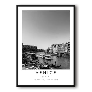 Venice Travel Print, Venice Poster Print, Venice Wall Art Minimalist, Venice Print, Photography Prints of Venice Italy A1/A2/A3/A4/A5