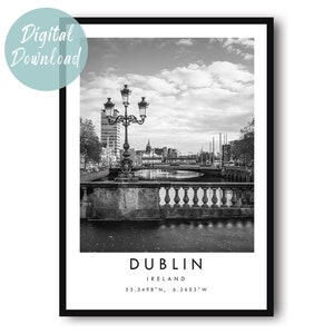 Dublin Travel Print | Digital Download | 25 Different Size Options