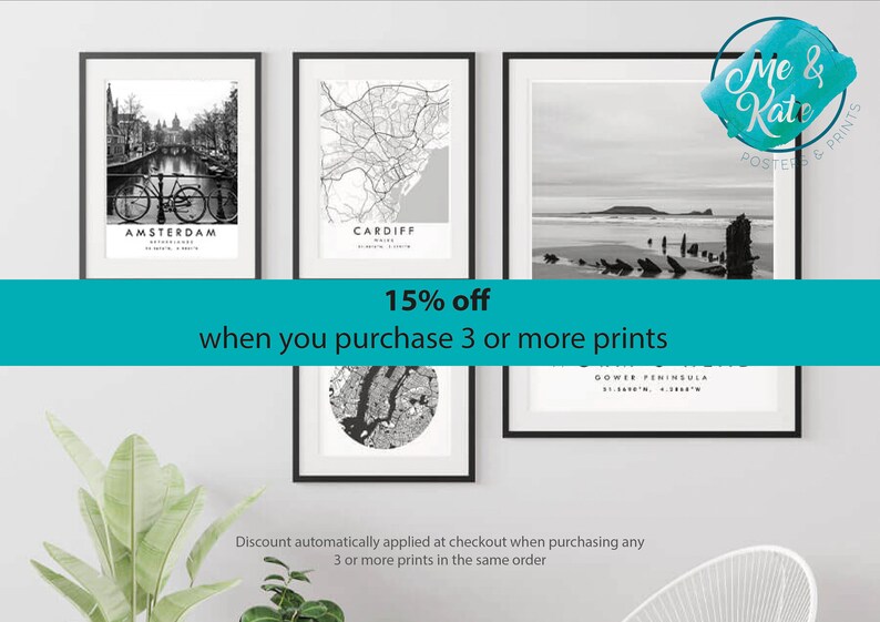 New York Travel Print New York Poster Black and White Print Etsy