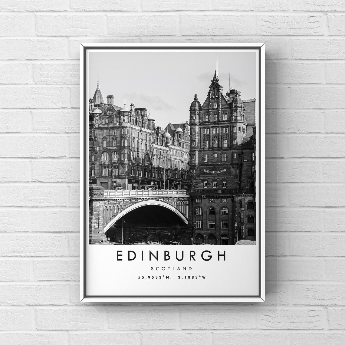 Edinburgh Travel Print Edinburgh Poster Unique Wallart Etsy