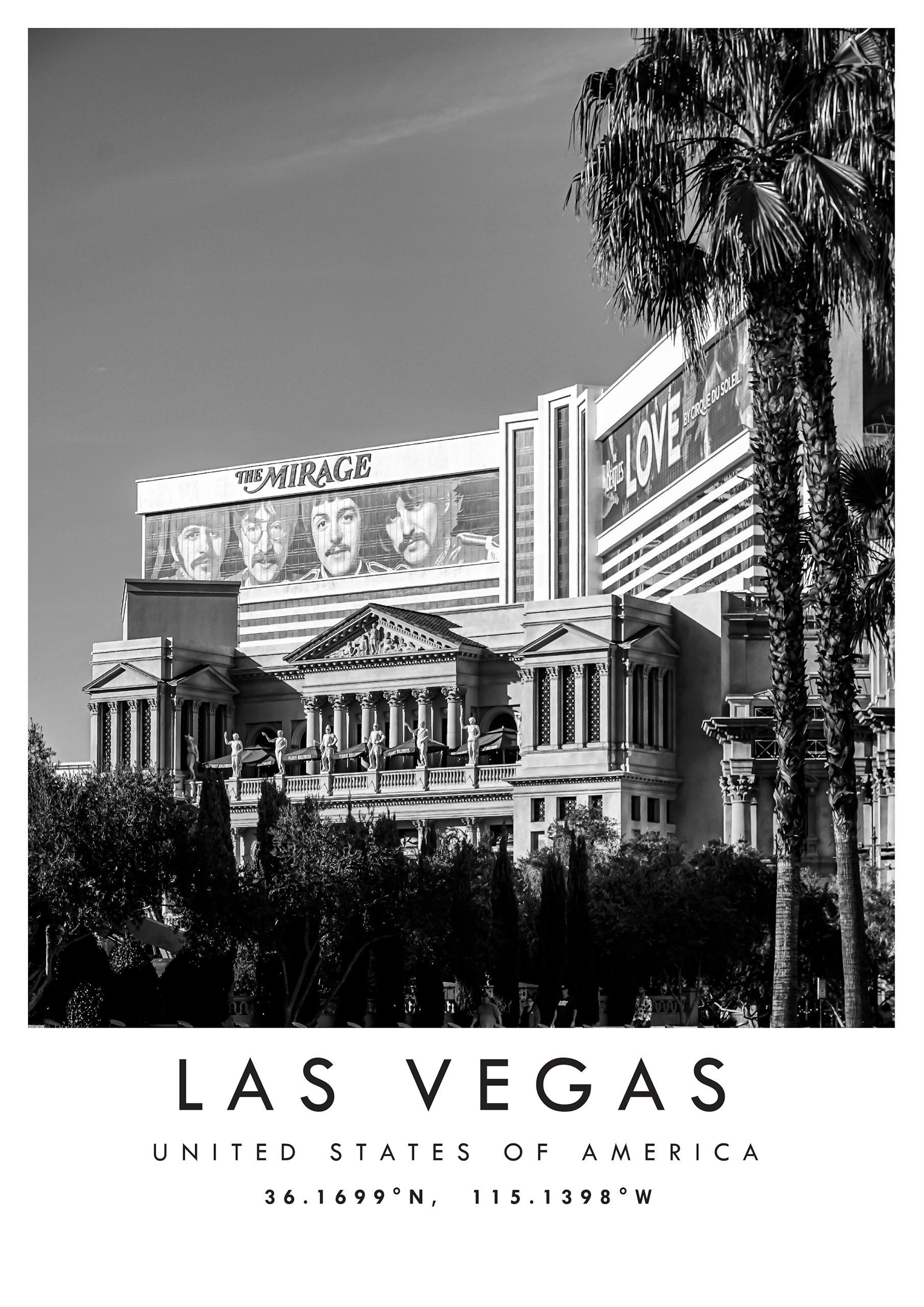Las Vegas Travel Print Las Vegas Poster Unique Wallart | Etsy