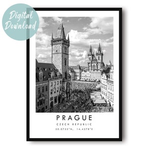 Prague Travel Print | Digital Download | 25 Different Size Options