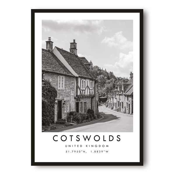 Cotswolds Travel Print, Cotswolds Poster, Unique Wallart Decor, Home Decor, England Cotswolds , Popular Print A1/A2/A3/A4/A5