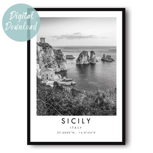 Sicily Travel Print | Digital Download | 25 Different Size Options