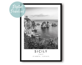 Sicily Travel Print | Digital Download | 25 Different Size Options