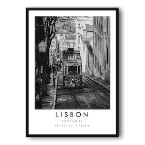 Lisbon Travel Print, Lisbon Poster Print, Lisbon Wall Art Minimalist, Lisbon Print, Photography Prints of Lisbon Portugal A1/A2/A3/A4/A5