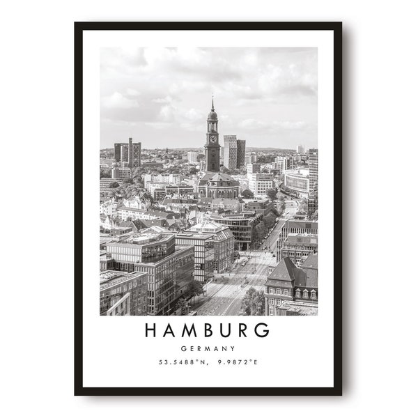 Hamburg Travel Print, Hamburg Poster Print, Photography Prints  Germany A1/A2/A3/A4/A5