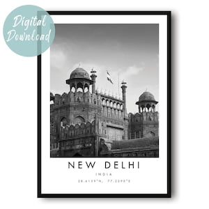 New Delhi Travel Print | Digital Download | 25 Different Size Options