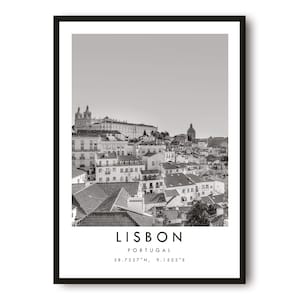 Lisbon Travel Print, Lisbon Poster Print, Lisbon Wall Art Minimalist, Lisbon Print, Photography Prints of Lisbon, Portugal A1/A2/A3/A4/A5