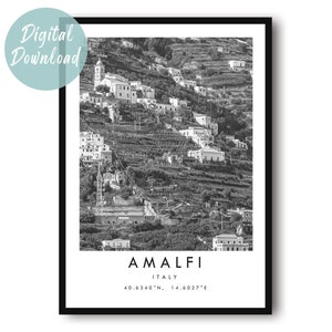 Amalfi Travel Print | Digital Download | 25 Different Size Options
