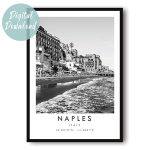 Naples Travel Print | Digital Download | 25 Different Size Options
