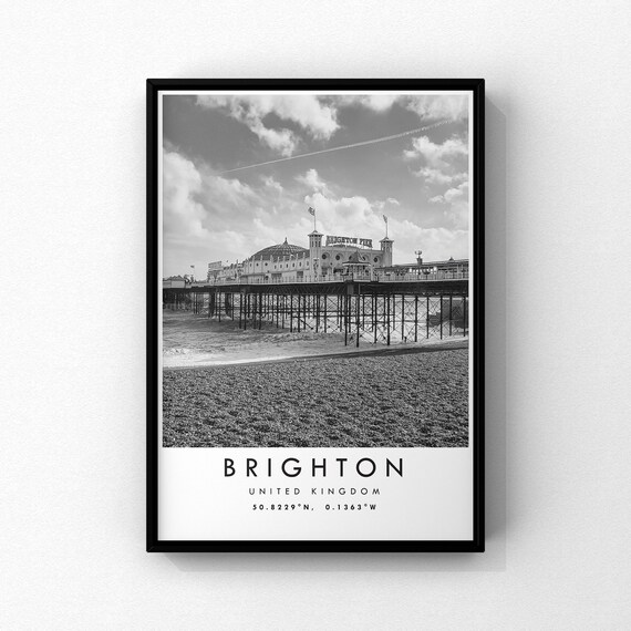 Brighton Travel Print Poster Unique Wallart Decor Ireland - Home Decor Brighton Brighton Travel Print Poster Unique Wallart Decor Ireland - Home Decor Brighton