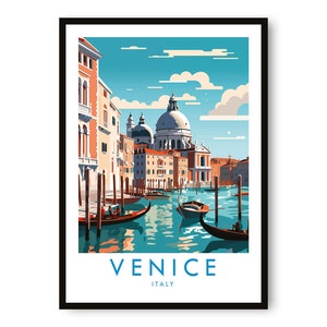 Impressão de viagem em Veneza, pôster de viagem em Veneza, impressão na Itália, decoração de viagem, impressão popular, presente de aniversário, A1/A2/A3/A4/A5