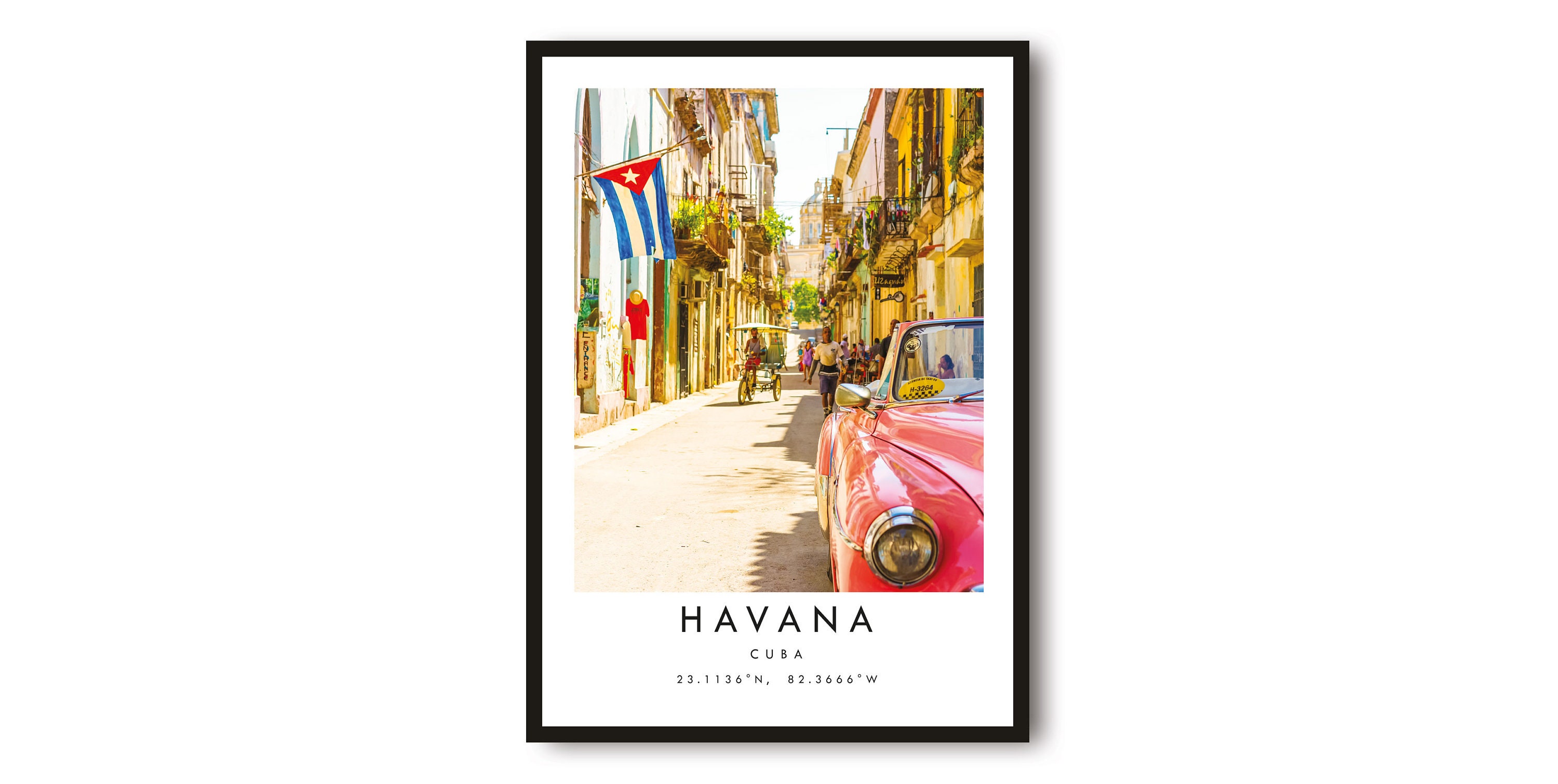 Havana Travel Print Cuba Poster Gallery Wall Coordinates
