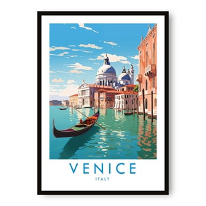 Venice Travel Print, Venice Travel Poster, Italy Print, Travel Decor, Popular Print, Birthday Gift, A1/A2/A3/A4/A5