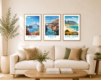 Palm Springs Art Print: Mid-century Modern Travel Poster - Etsy
