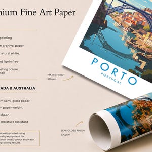 a roll of paper with a picture of a city on it
