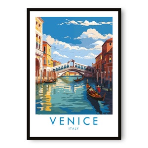 Venice Travel Print, Venice Travel Poster, Italy Print, Travel Decor, Popular Print, Birthday Gift, A1/A2/A3/A4/A5