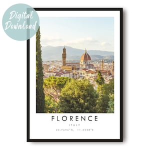 Florence Travel Print | Digital Download | 25 Different Size Options