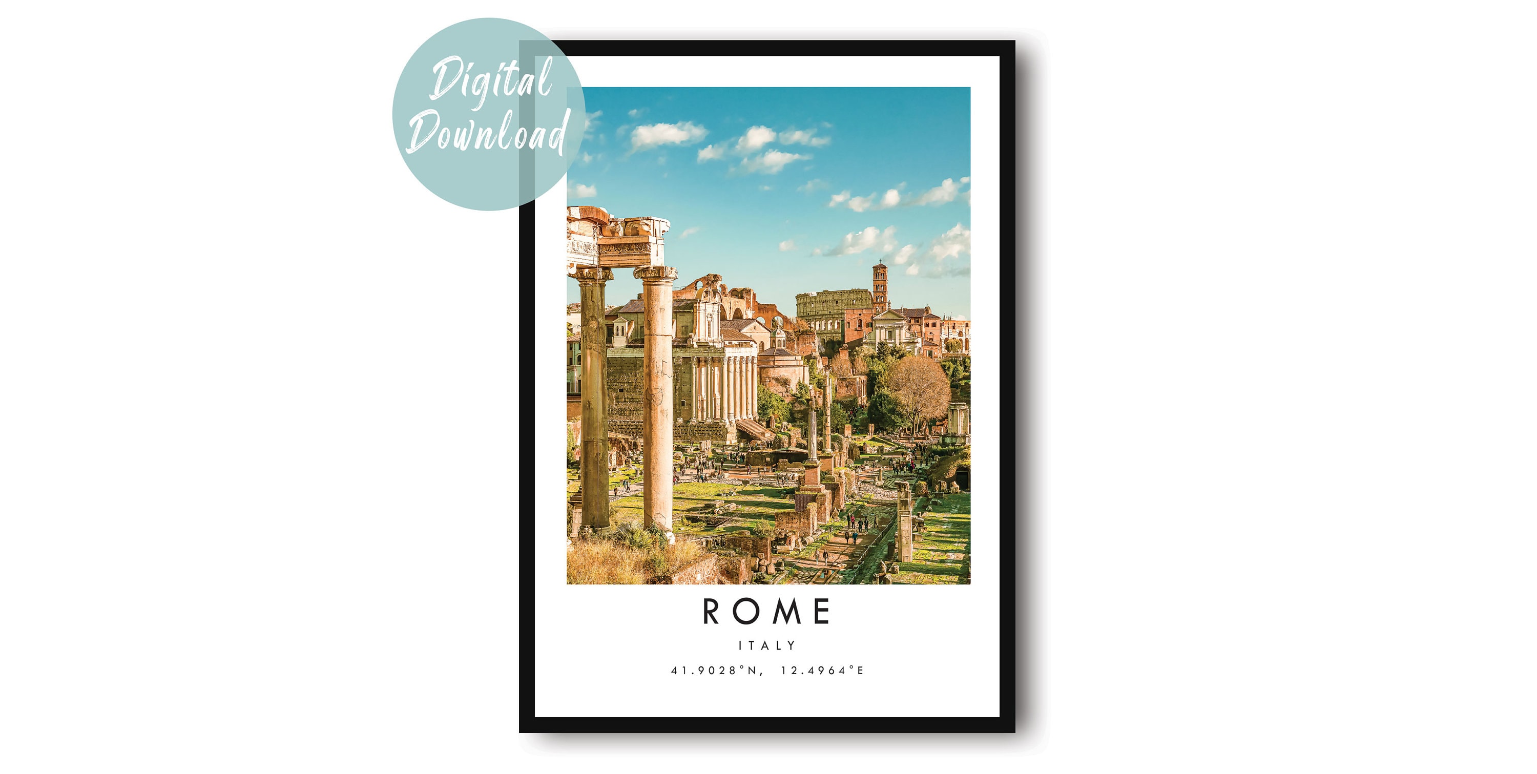 Rome Travel Print | Digital Download | 25 Different Size Options