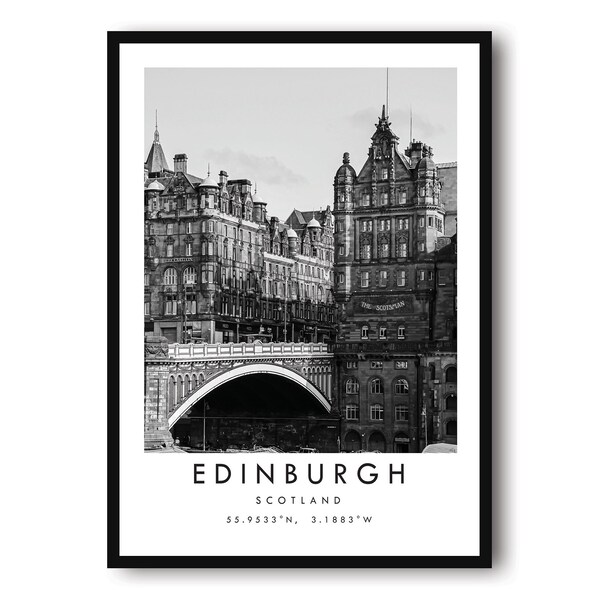 Edinburgh Poster Etsy