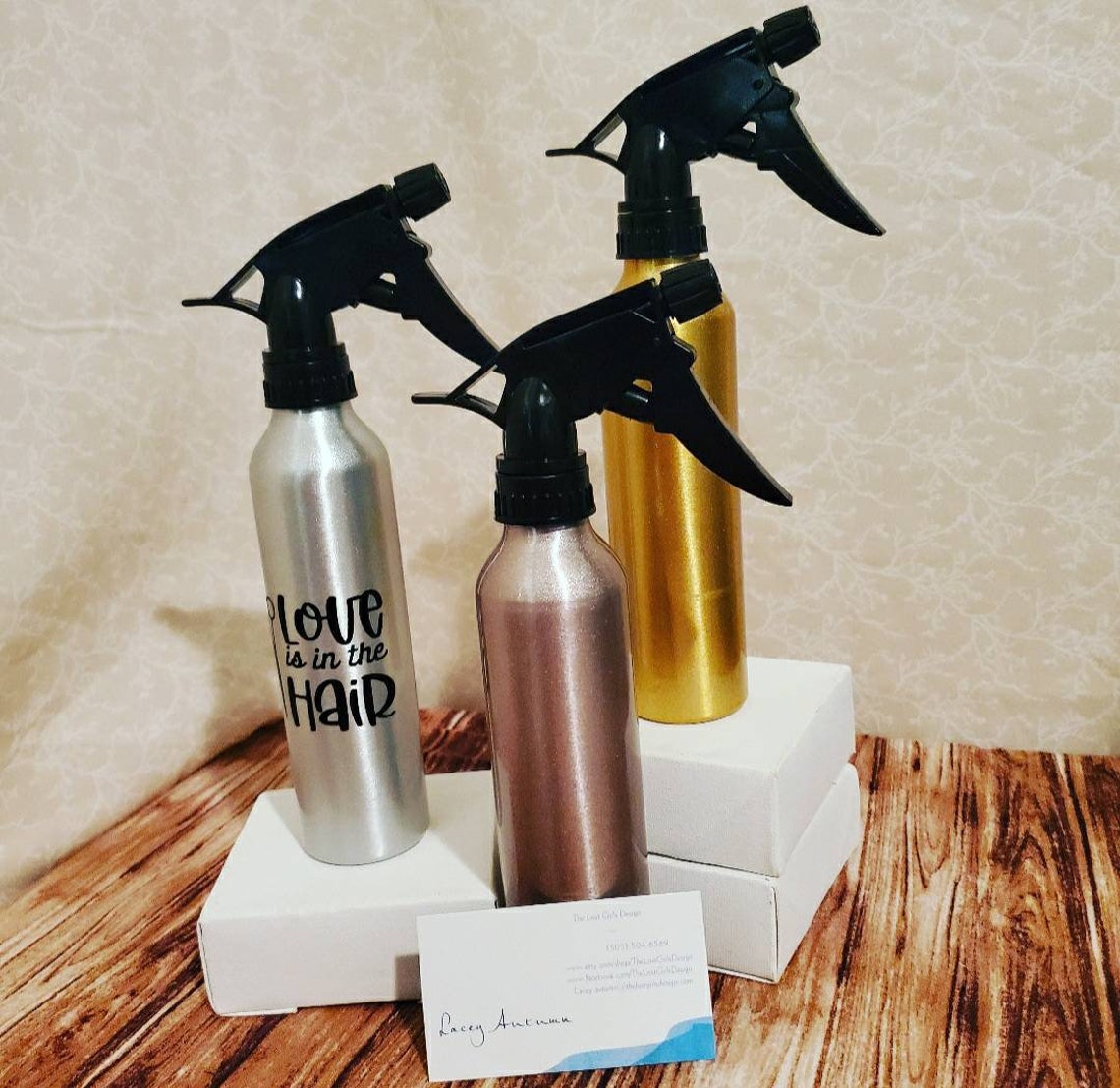 Personalized hair spray bottle water spray bottle salon Etsy