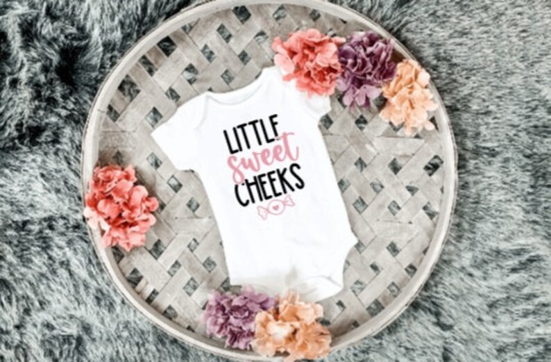 Little Sweet Cheeks Onesie Baby Gift Baby Related Baby Shower Gift Baby Onesie