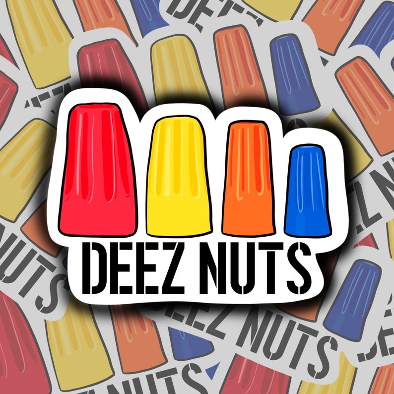 Deez Nuts / electrician / electrical / funny / pun / sticker / Etsy