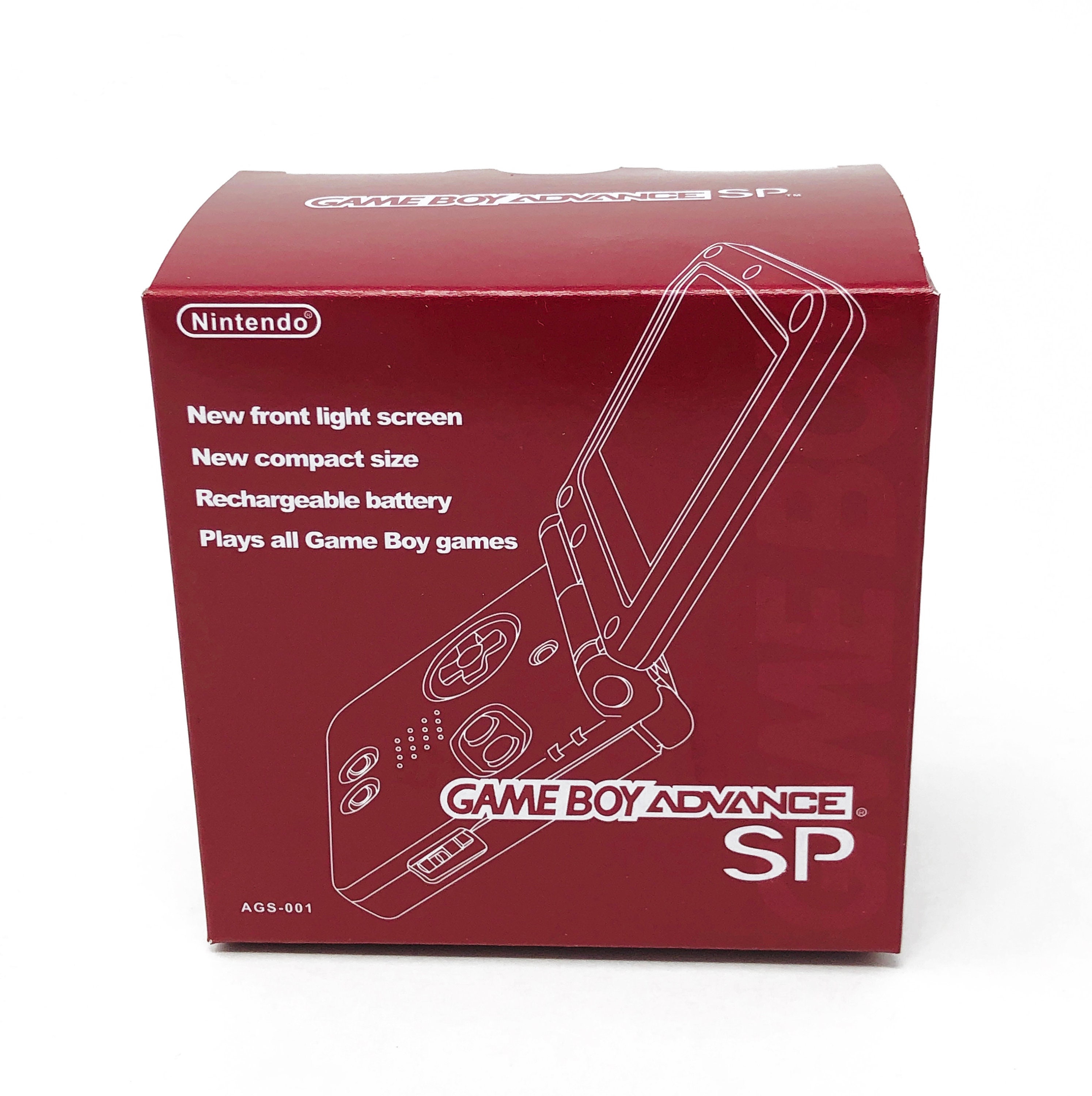 GBA SP Game Boy Advance SP Replacement Box Red Etsy