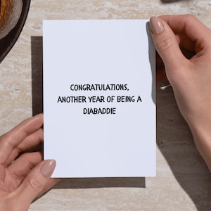 Printable Diaversary Card, Type 1 diabetes, Diaversary, Anniversary card, digital download, instant printable card, editable & adjustable!