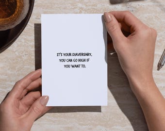 Afdrukbare Diaversary-kaart, diabetes type 1, Diaversary, jubileumkaart, digitale download, direct afdrukbare kaart, bewerkbaar en verstelbaar!