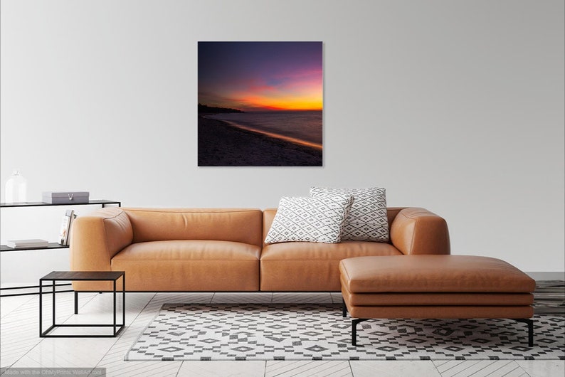 sunset on lake Georgian Bay photography home decor Sunset photo seascape print gallery wall art fine art photo print landscape print