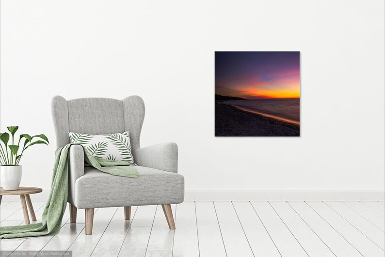 sunset on lake Georgian Bay photography home decor Sunset photo seascape print gallery wall art fine art photo print landscape print